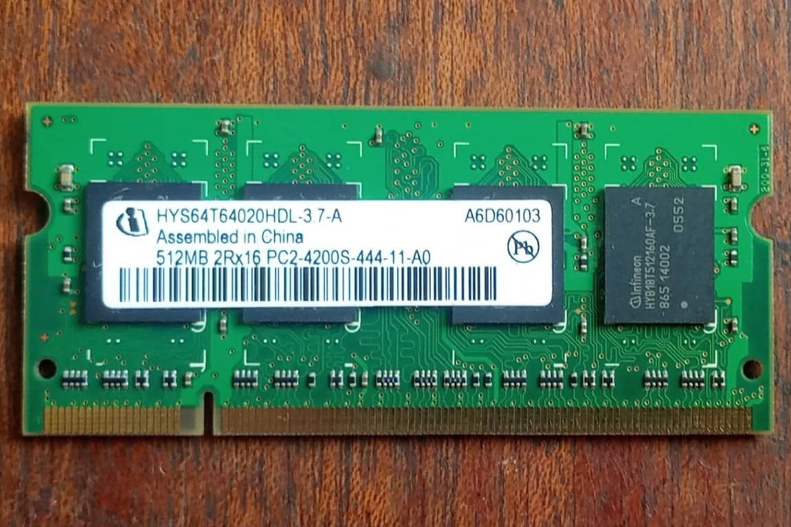 512MB INFINEON DDR2 RAM Laptop/Notebook Memory SODIMM – Daapia